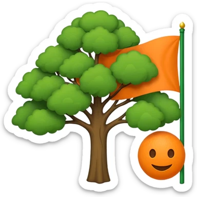 Make a emoji flag of ibaraki (district of Japan AGAIN.) sticker