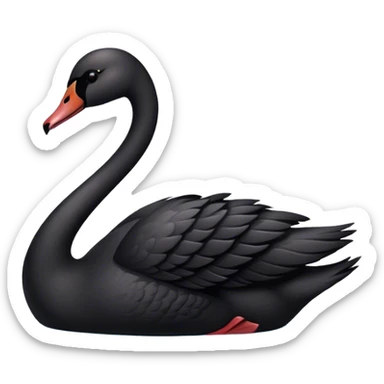 black swan  sticker