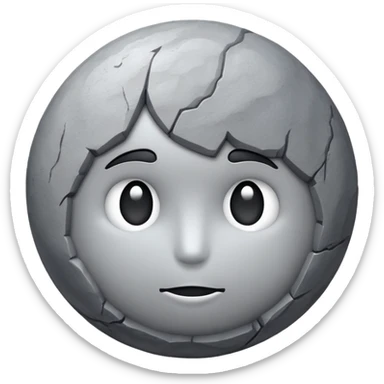 Mercury is a round planet sticker