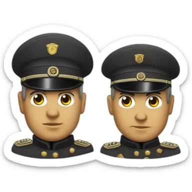 mussolini italy sticker