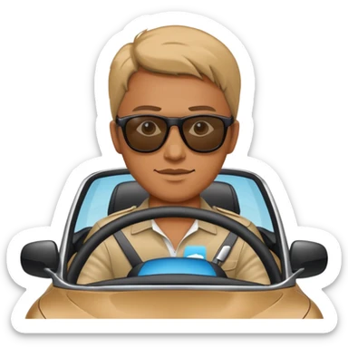 Azerbaijanian driving bmw car  sticker