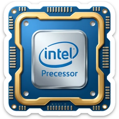 Intel processor sticker