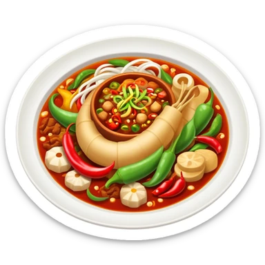 Sichuan cuisine sticker