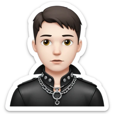 Submissive male cuck sticker