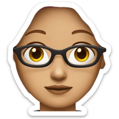 daria ketelaars with pink hair sticker