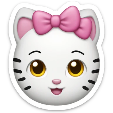 Hello kitti sticker