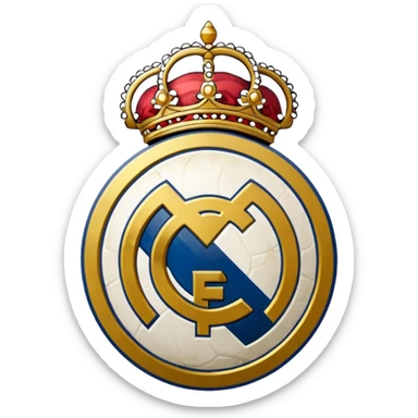 Old real madrid logo emoji sticker