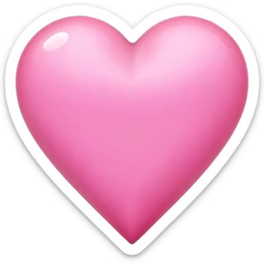 Heart pink sticker