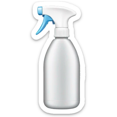 A spray bottle for cleaning sticker