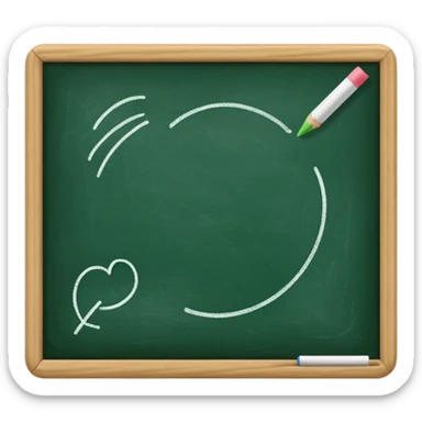 School Chalkboard sticker