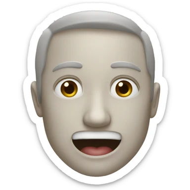 Larme de rire sticker