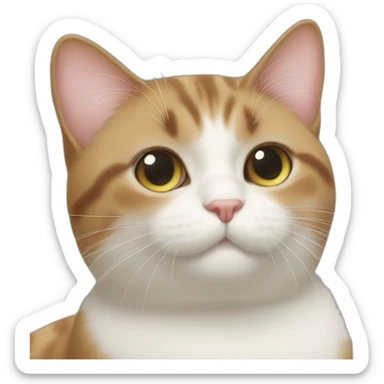 mochi the cat sticker