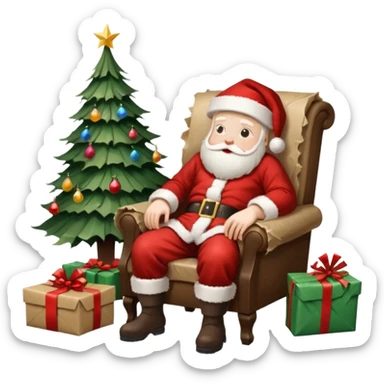 vygeneruj mi depresivne vianoce sticker