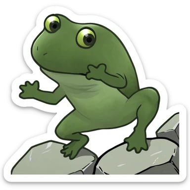 Kicking rocks sticker