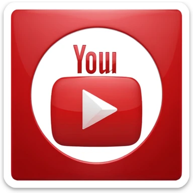 Youtube logo sticker