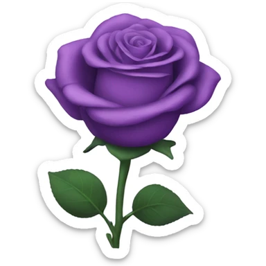 Baby purple rose sticker