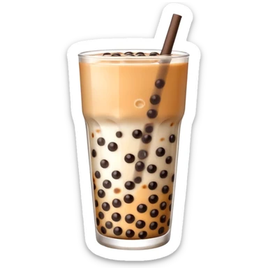 Boba tea sticker