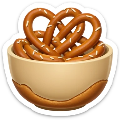 gevrek yapilmis bir kase ciz sticker