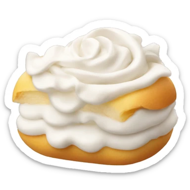 meringue roll sticker