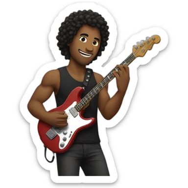 Strength guitarist sticker