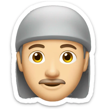 Ukrainian man in vyshyvanka sticker