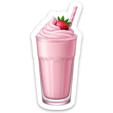 Milkshake de morango sticker