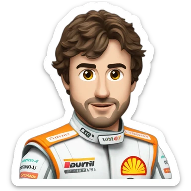 F1 Fernando alonso sticker
