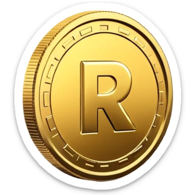 Robux coin sticker