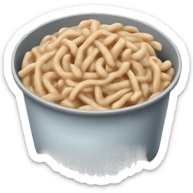 Beans noodles with canned tuna sticker