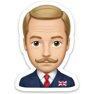 Prince George Duke Of Kent 5th Son of King George V sticker