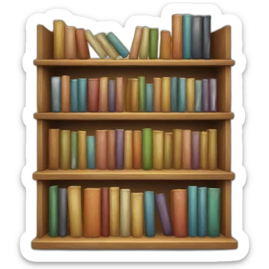 Book shelf sticker