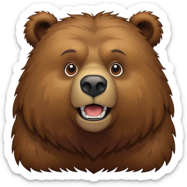 Grizzly bear  sticker