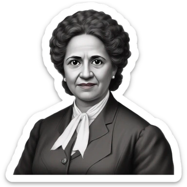 Julia Constancia de Burgos García was a Puerto Rican poet. As an advocate of Puerto Rican independence, she served as Secretary General of the Daughters of Freedom, the women's branch of the Puerto Rican Nationalist Party. burgundy  sticker