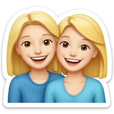 2 bestie  sticker
