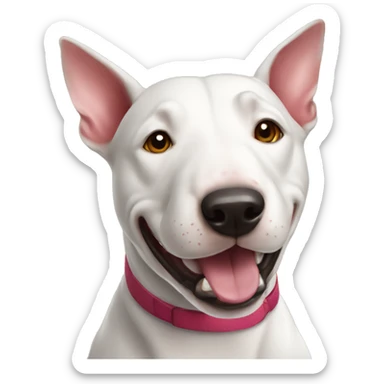 Bullterrier dog sticker