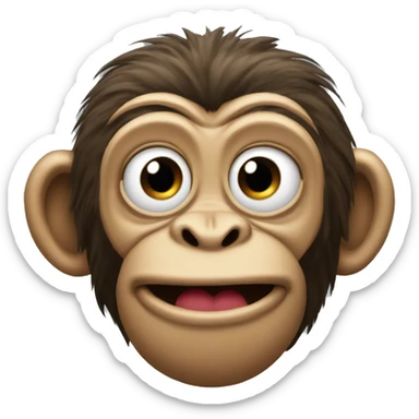 Monkey show rock-n-roll sticker