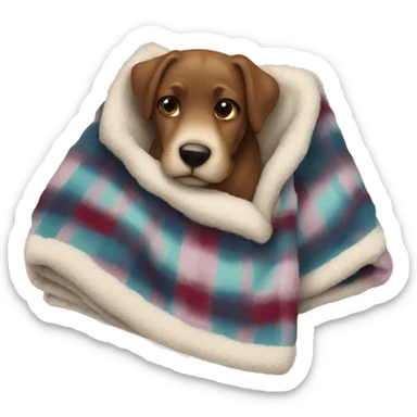 Blanket cozy christmas  sticker