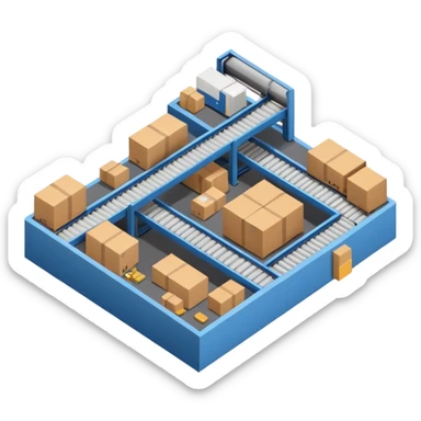 goods sorting centers sticker