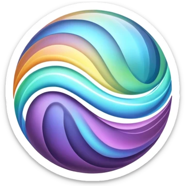 Elegant energy orb with floating tie or bowtie element inside, masculine style inspiration, soft radiating waves sticker