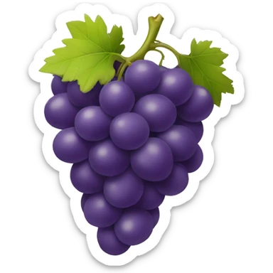 Grape sticker