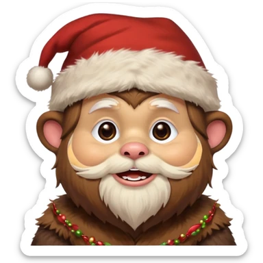 ewok santa sticker