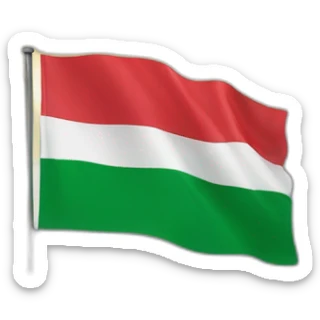 Sudan flag on the top of mountain sticker