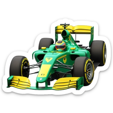 green and yellow ferrari f1 bell lewis hamilton helmet sticker