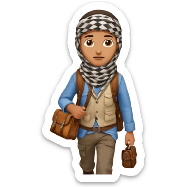 Desert Nomad Traveler sticker