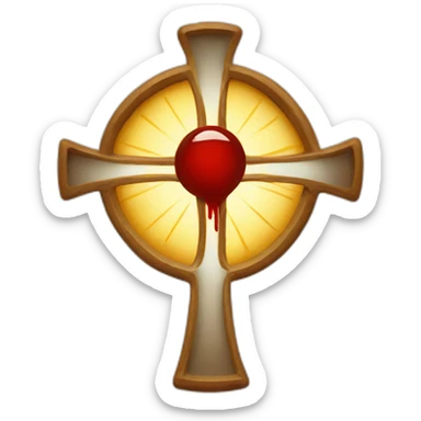 Eucharist body and blood sticker