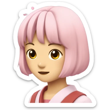 Ghibli style Sakura Icon sticker