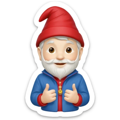 garden gnome sticker