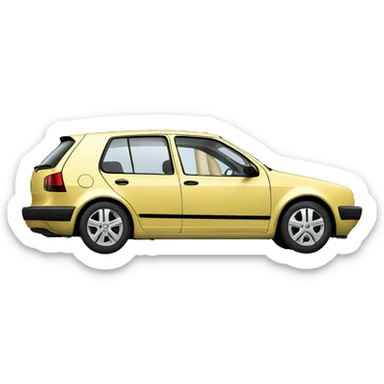 Volkswagen golf 4 sticker