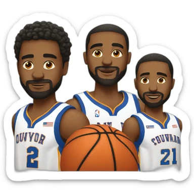 Basketball players cury sticker