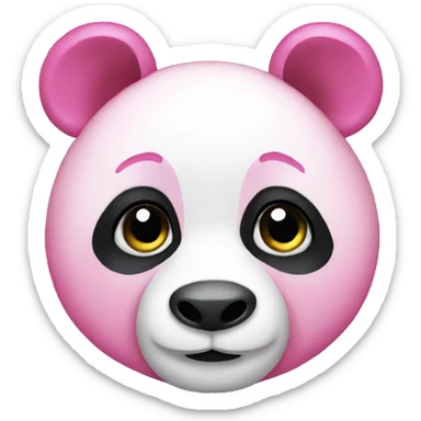 Pink Panda  sticker